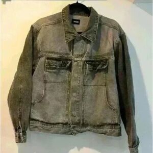 Ksubi Black and Gray Denim Jacket